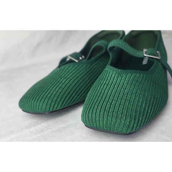 SOLD NWOB VIVAIA Square Toe Mary Jane (Margot Mary-Jane) Slip On Green | US 7 - Picture 3 of 13
